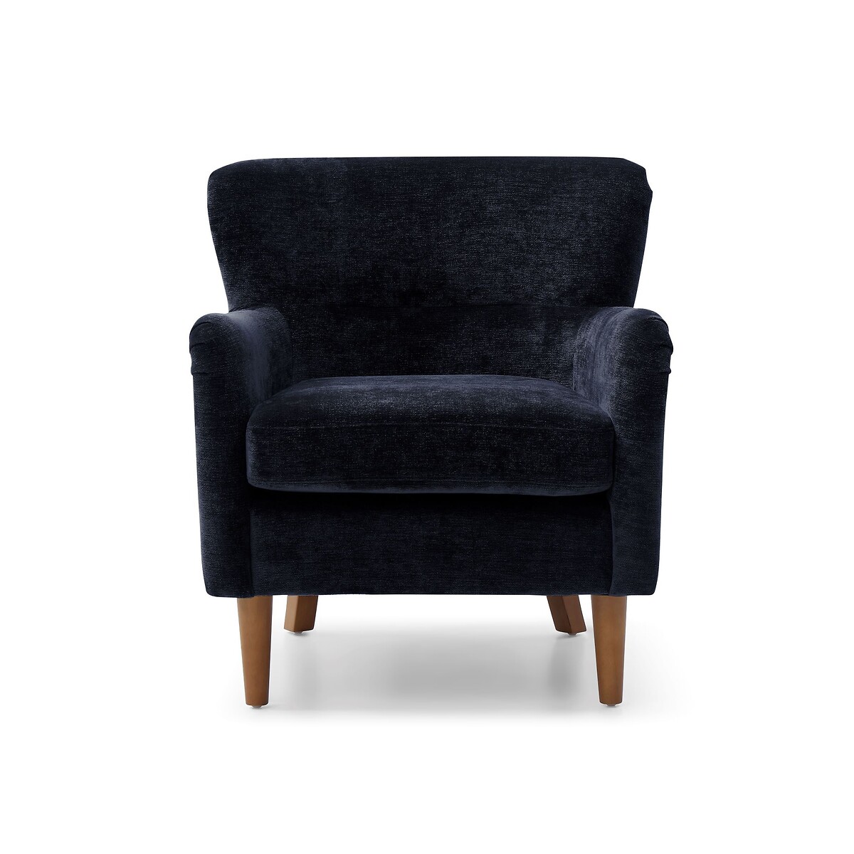 Rossa Chenille Wingback Armchair navy, ÉDITÉ