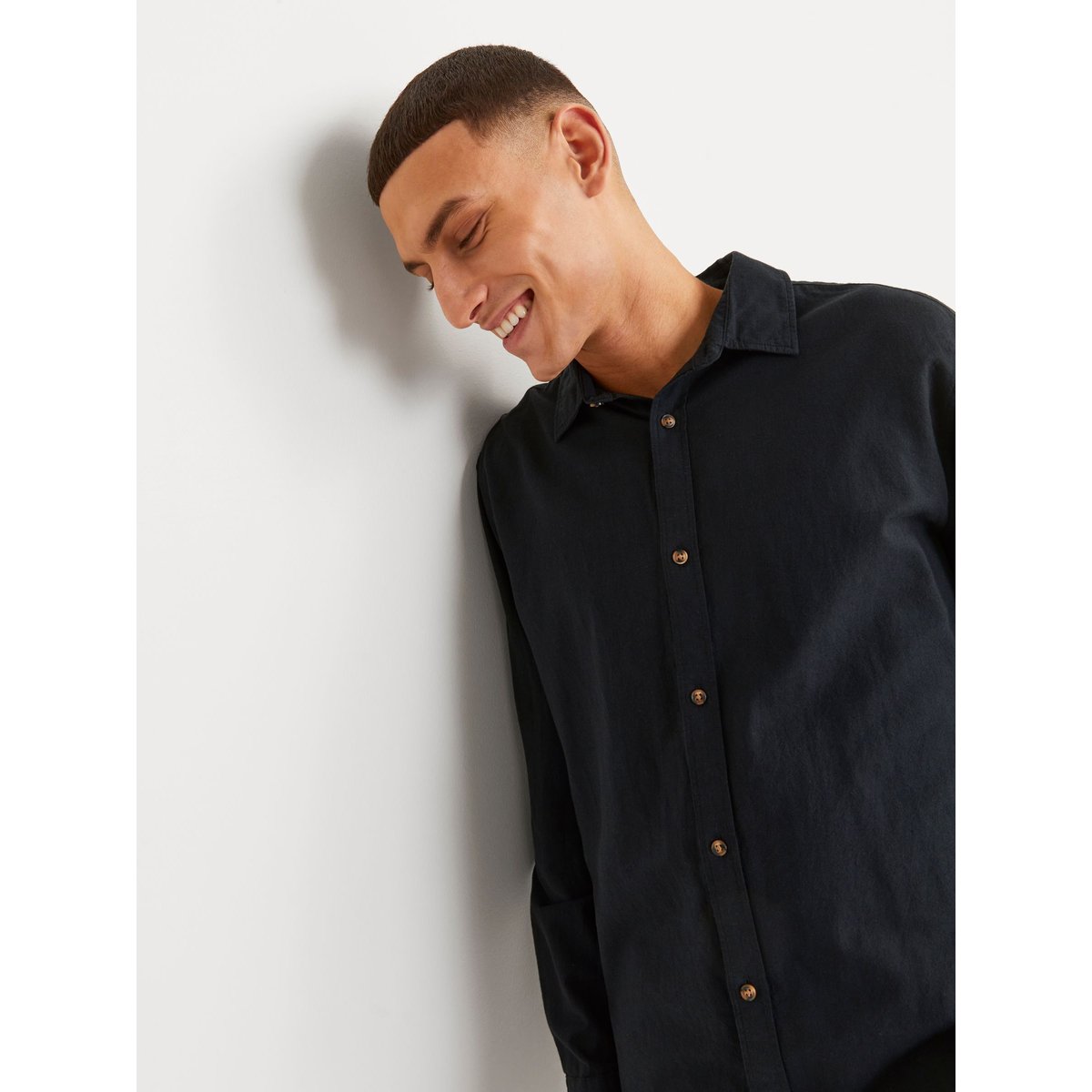 Chemise noire - black, JACK & JONES