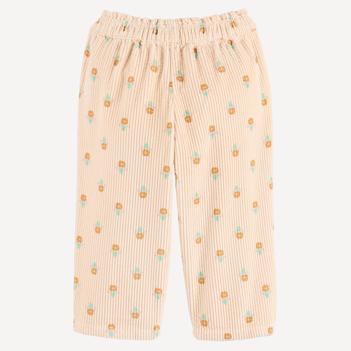 Pantaloni a carota con stampa floreale fantasia écru, LA REDOUTE COLLECTIONS