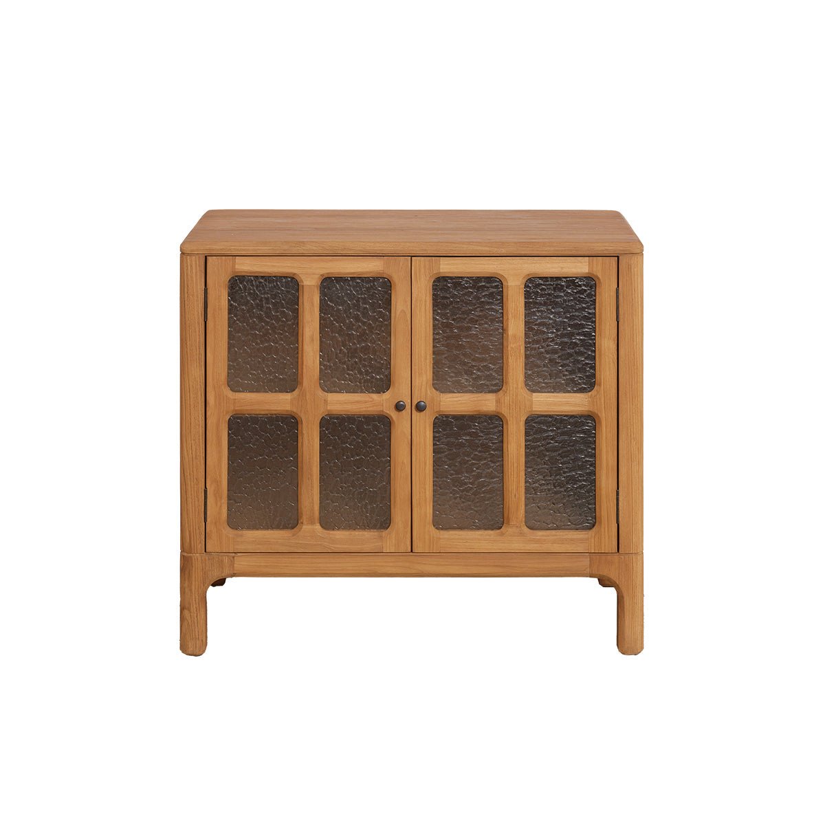 Buffet 2 portes en bois recyclé massif 90 cm VELDE couleur unique, BERAH GETAH