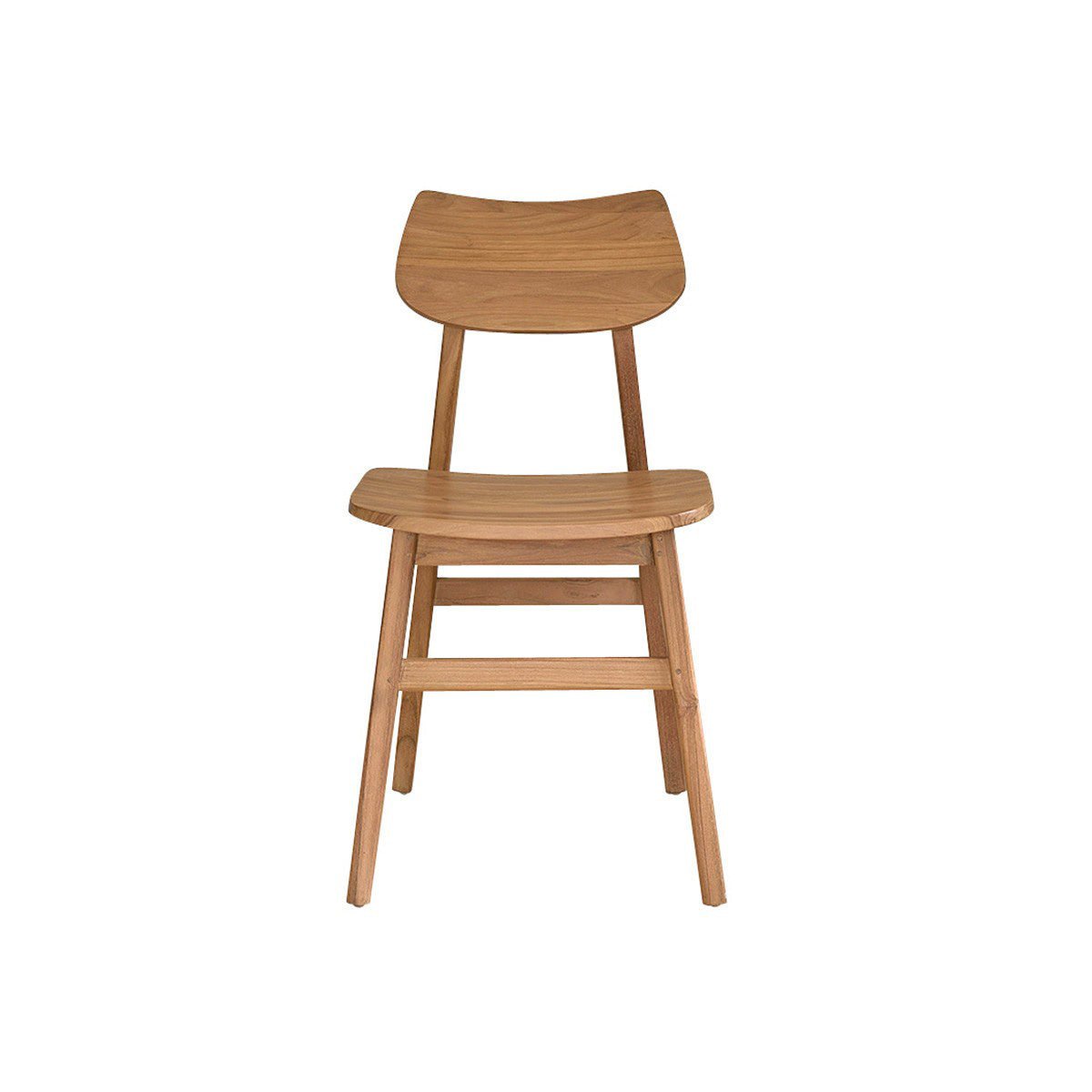 Chaise en bois de teck  ADELE naturel, BERAH GETAH