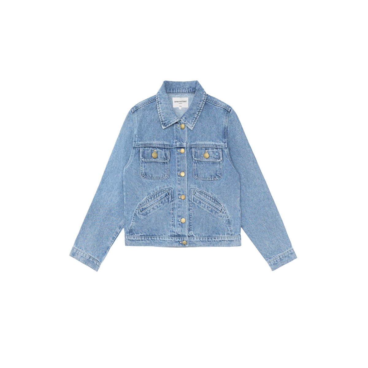 Veste col chemise uni NELSON 84-marble wash, LA PETITE ETOILE