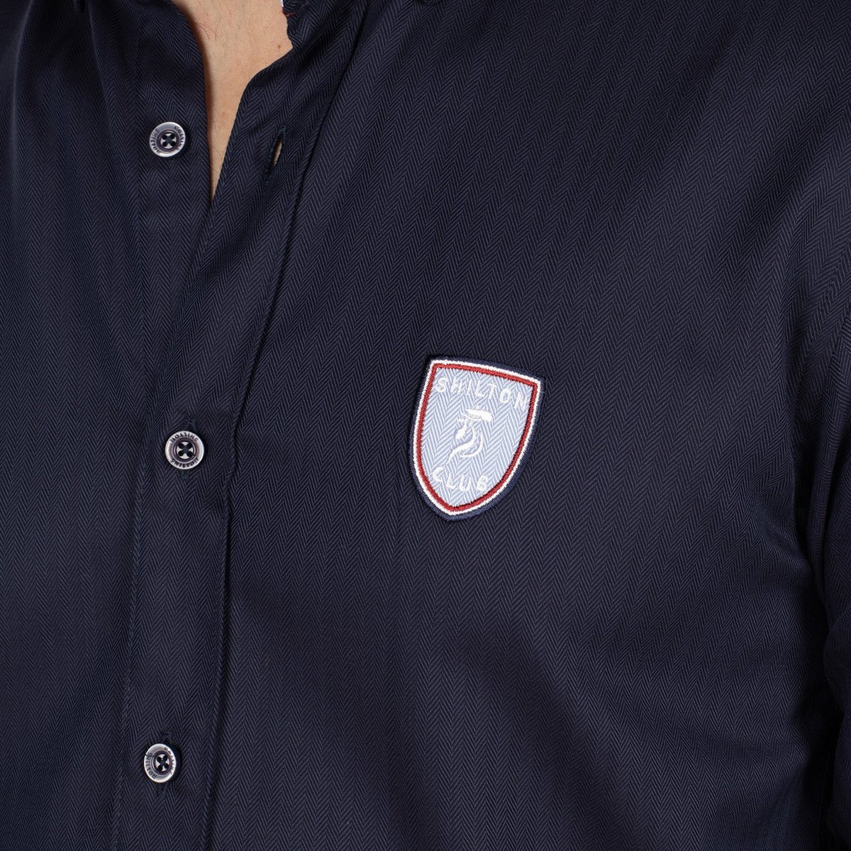 Chemise liberty color navy, SHILTON