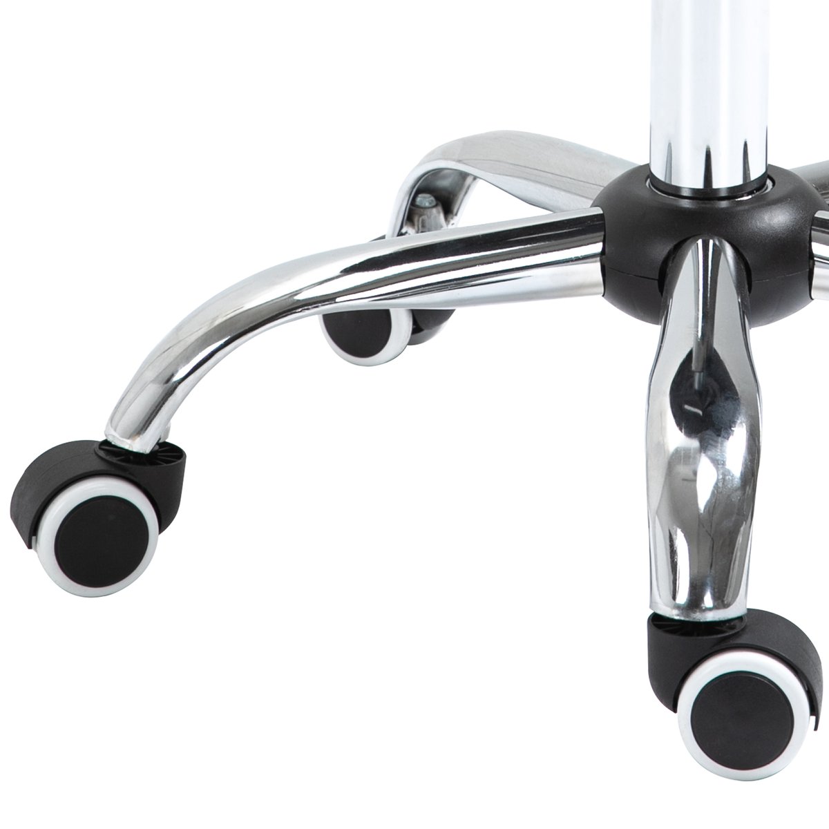 Tabouret de salon Métal Noir noir, HOMCOM