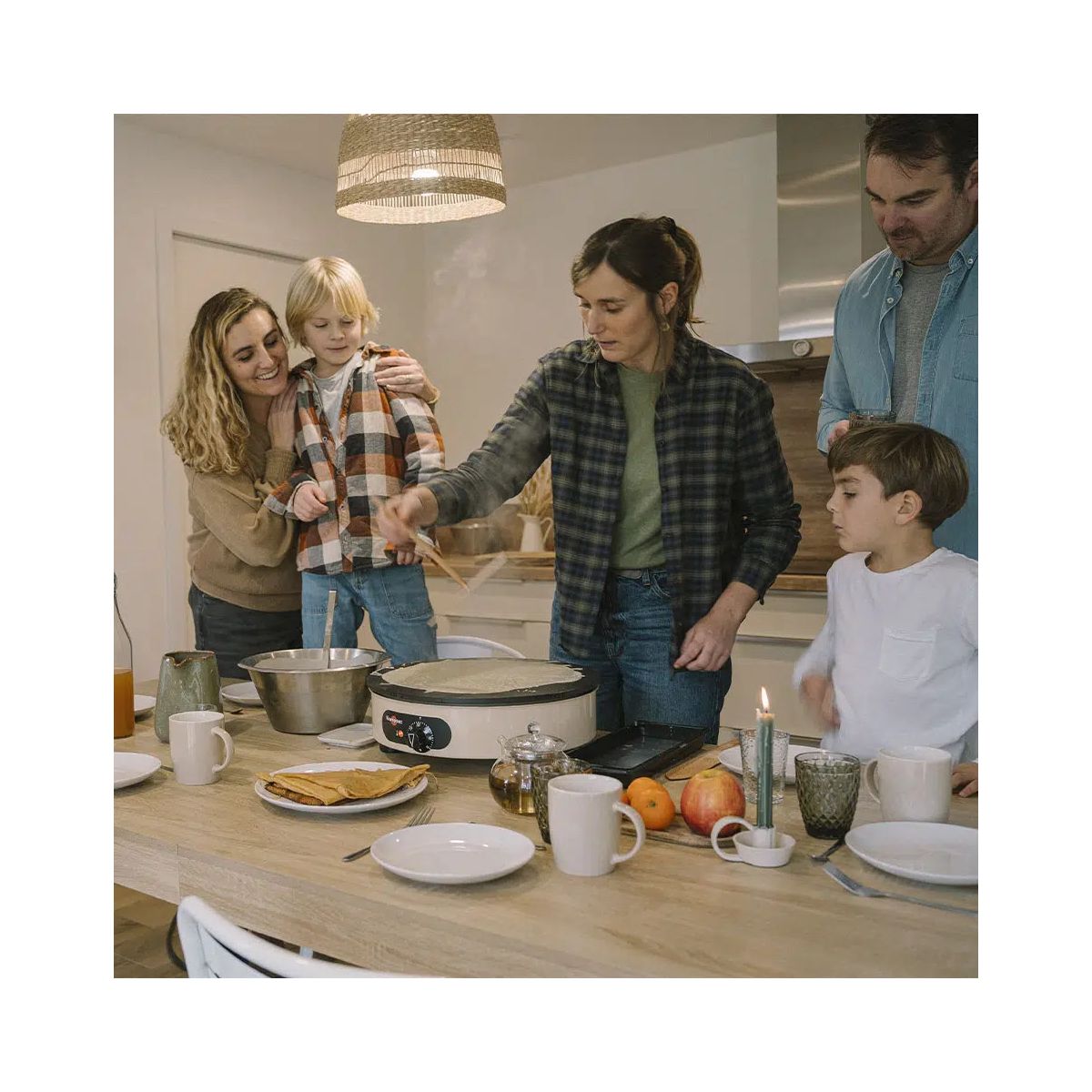 Crêpière Electrique Armen CFAR4AA-KR couleur unique, KRAMPOUZ