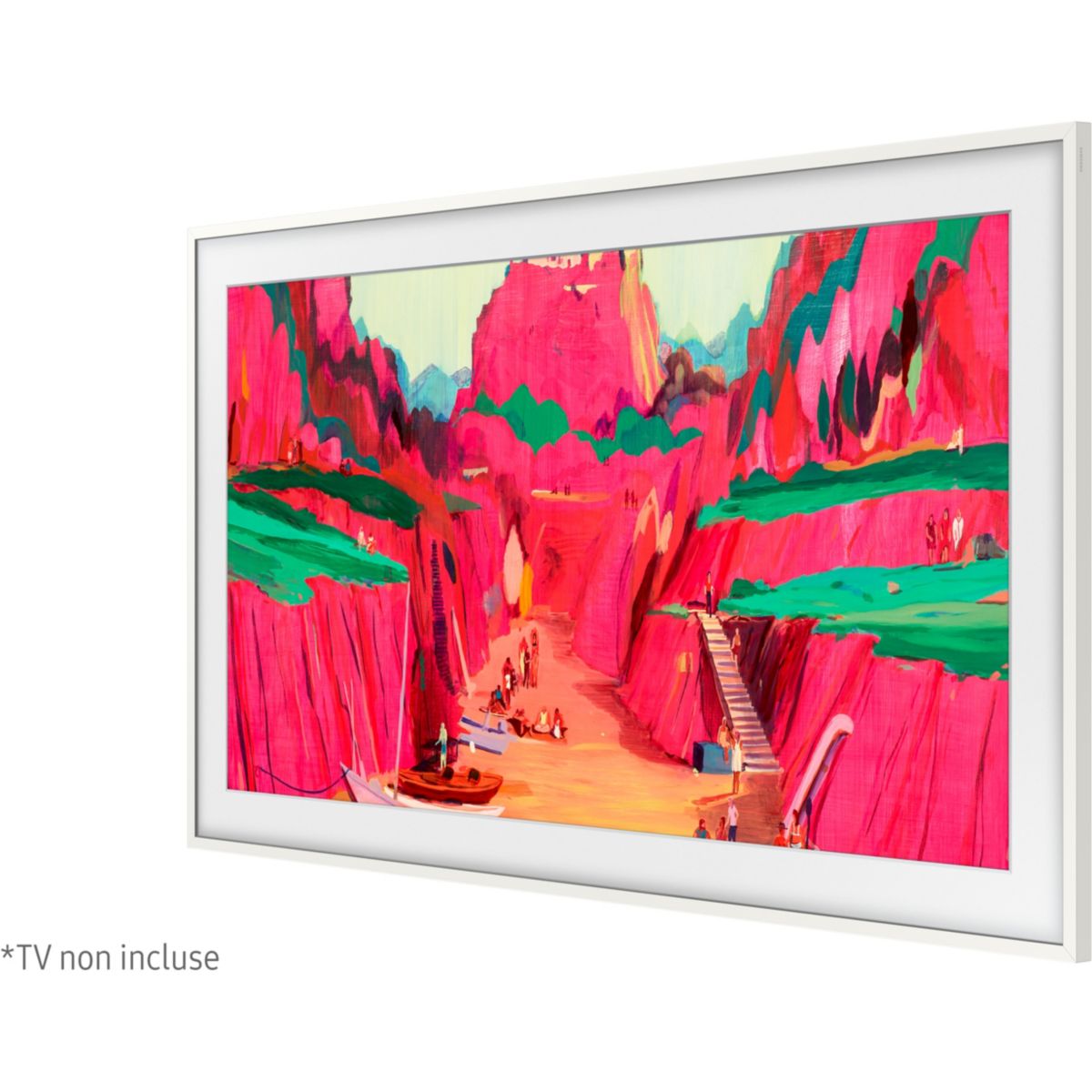 Cadre The Frame couleur blanc - Compatible TV The Frame 75'' couleur unique, SAMSUNG