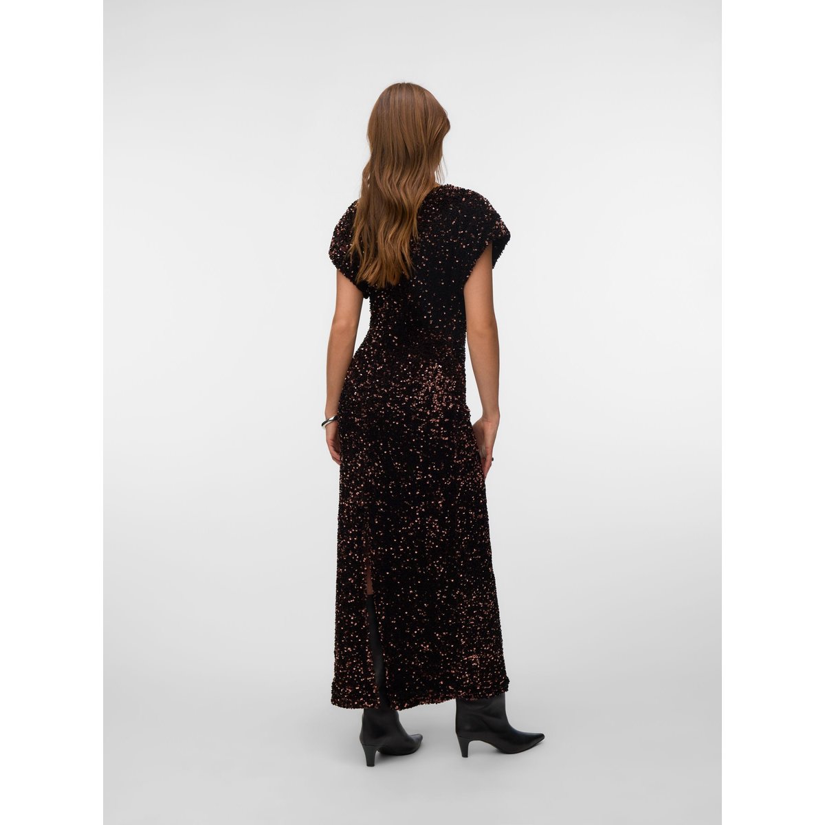 Robe marron - chocolate torte 1, VERO MODA