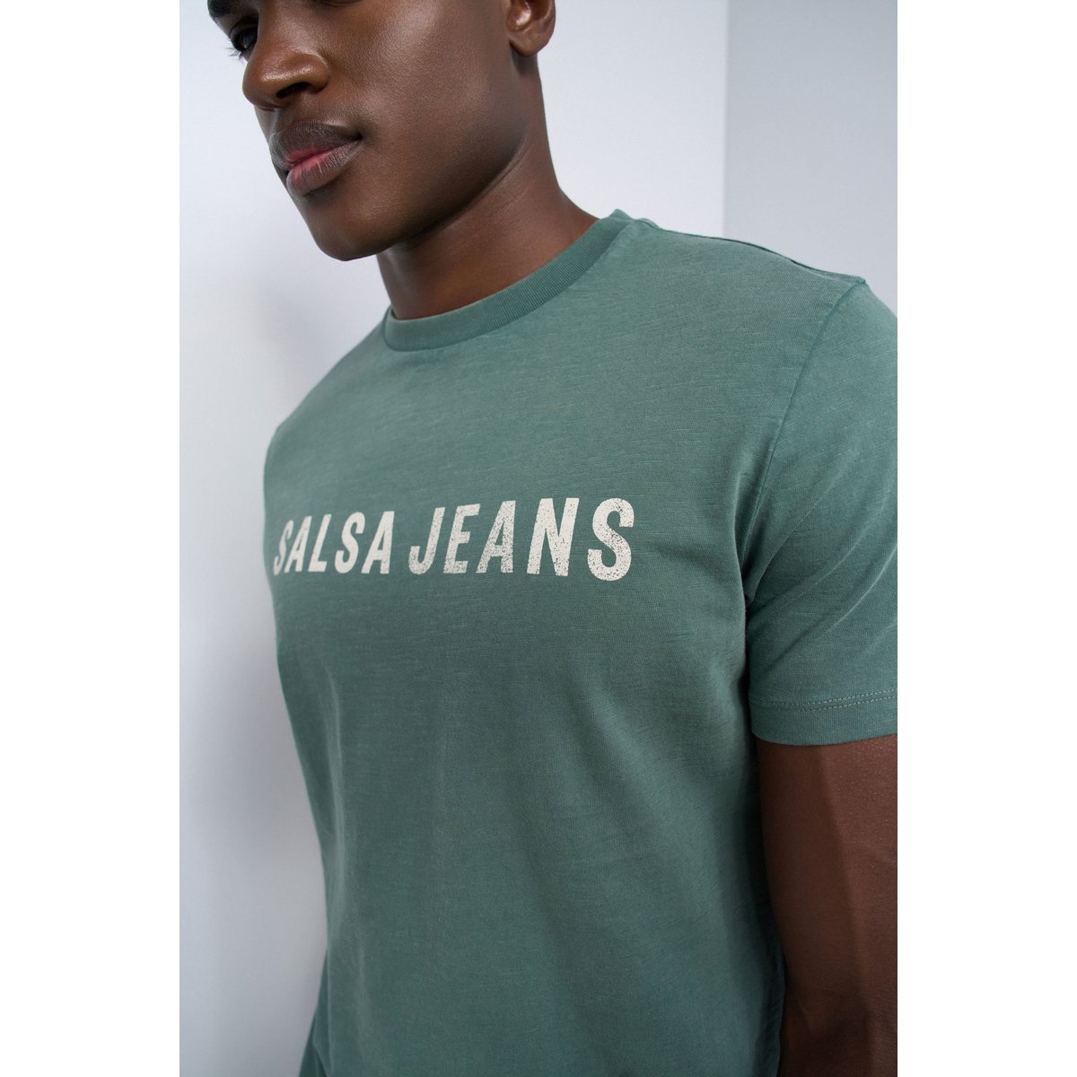 T-SHIRT AVEC BRANDING rouge, SALSA JEANS