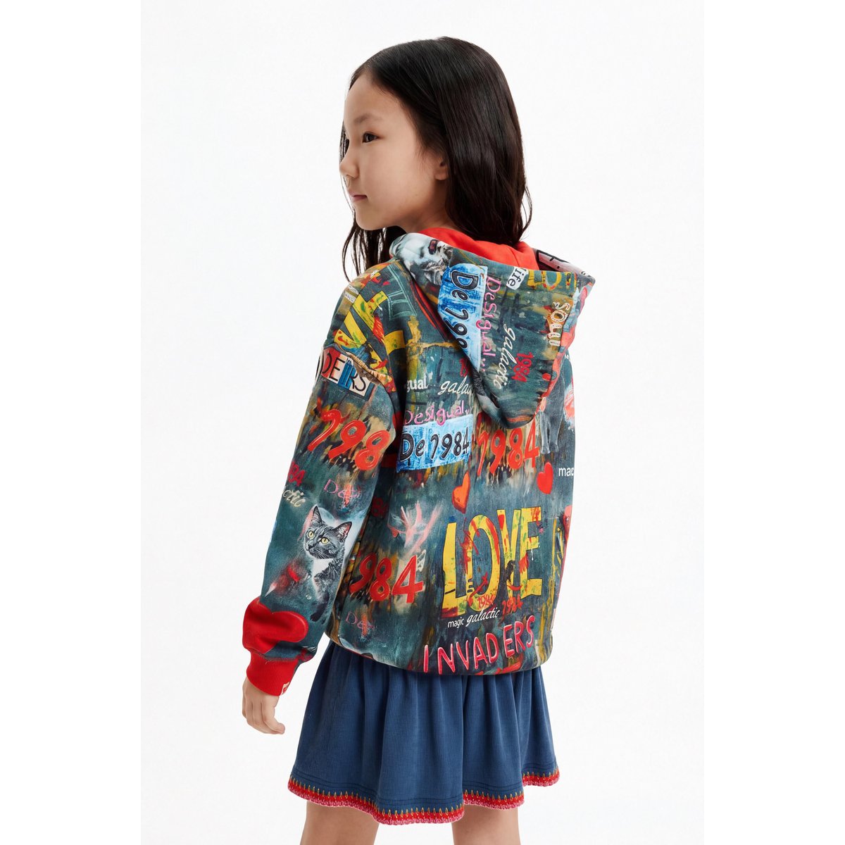 Sweat à capuche Disney™ noir, DESIGUAL