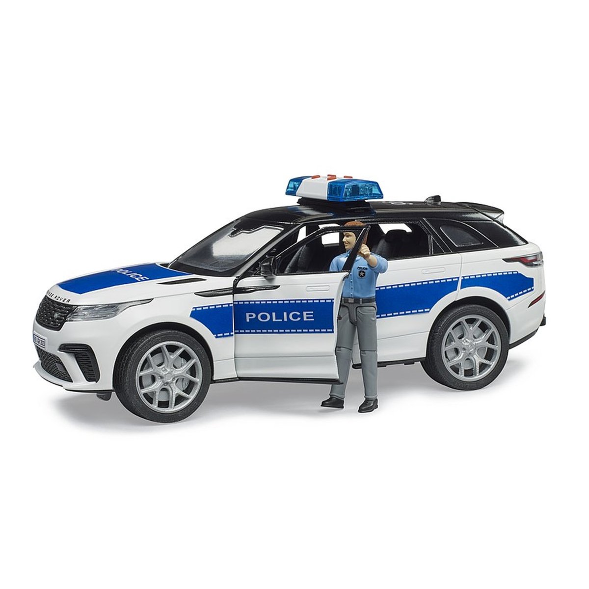Range Rover Velar Véhicule de police avec policier multicolore, BRUDER