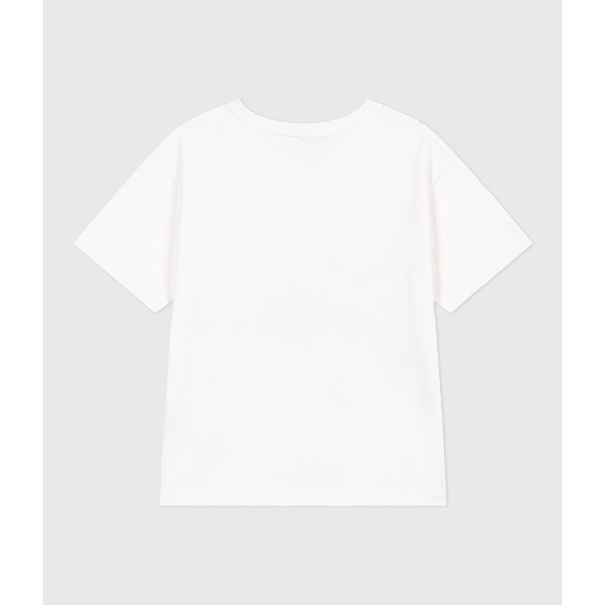 T-shirt manches courtes, en coton blanc, PETIT BATEAU