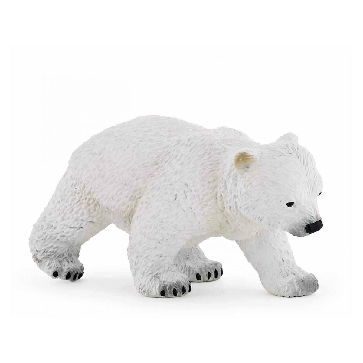 Figurine Bébé ours polaire marchant blanc, PAPO