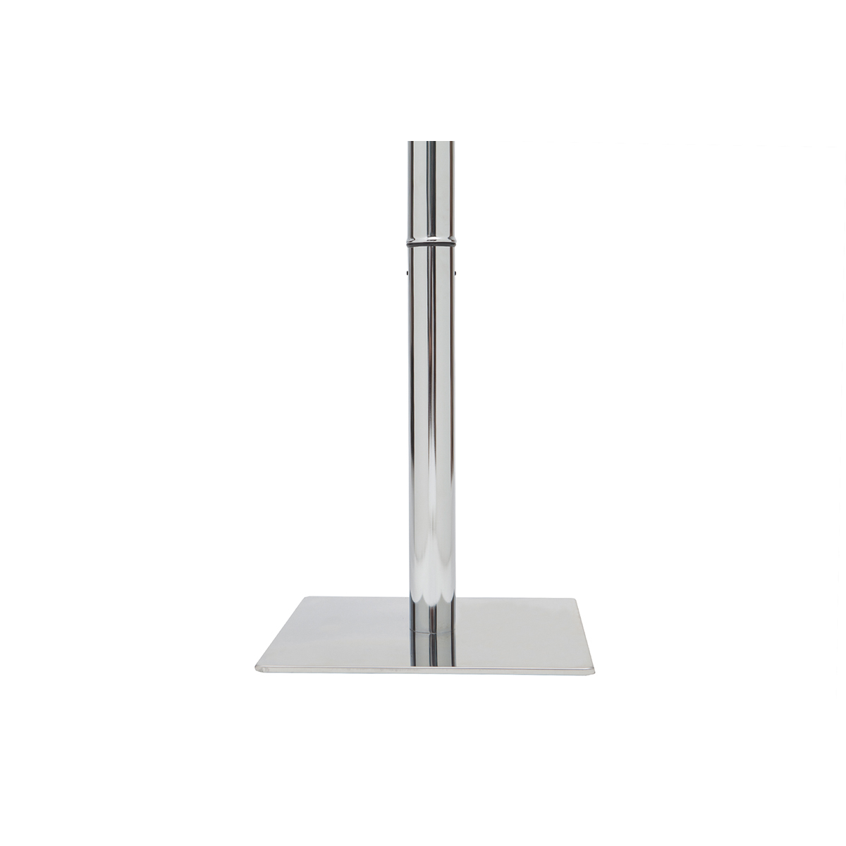 Table de bar design carrée blanche L60 cm JACK blanc, MILIBOO