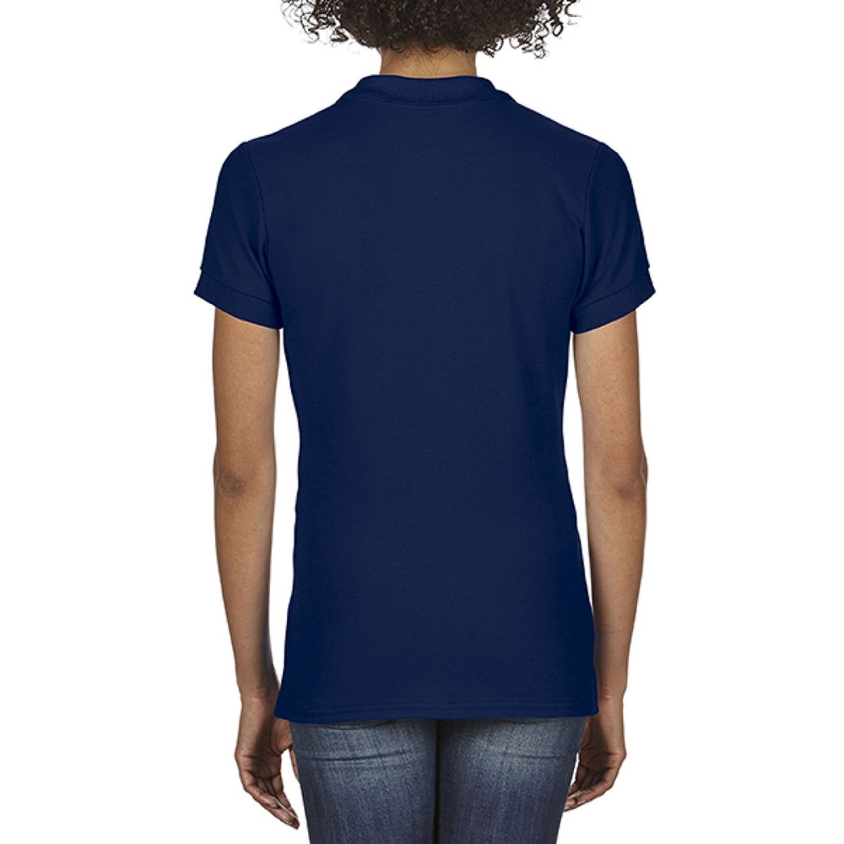 Polo SOFTSTYLE bleu marine, GILDAN