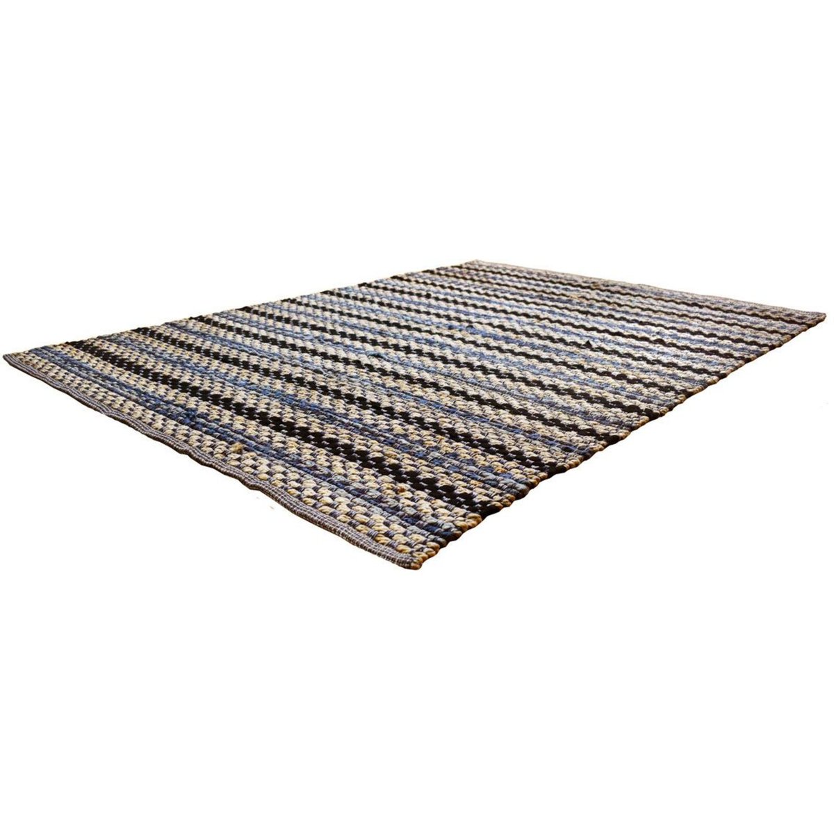 Tapis en coton fait main, SIENNA multicolore, gris, ARTE ESPINA