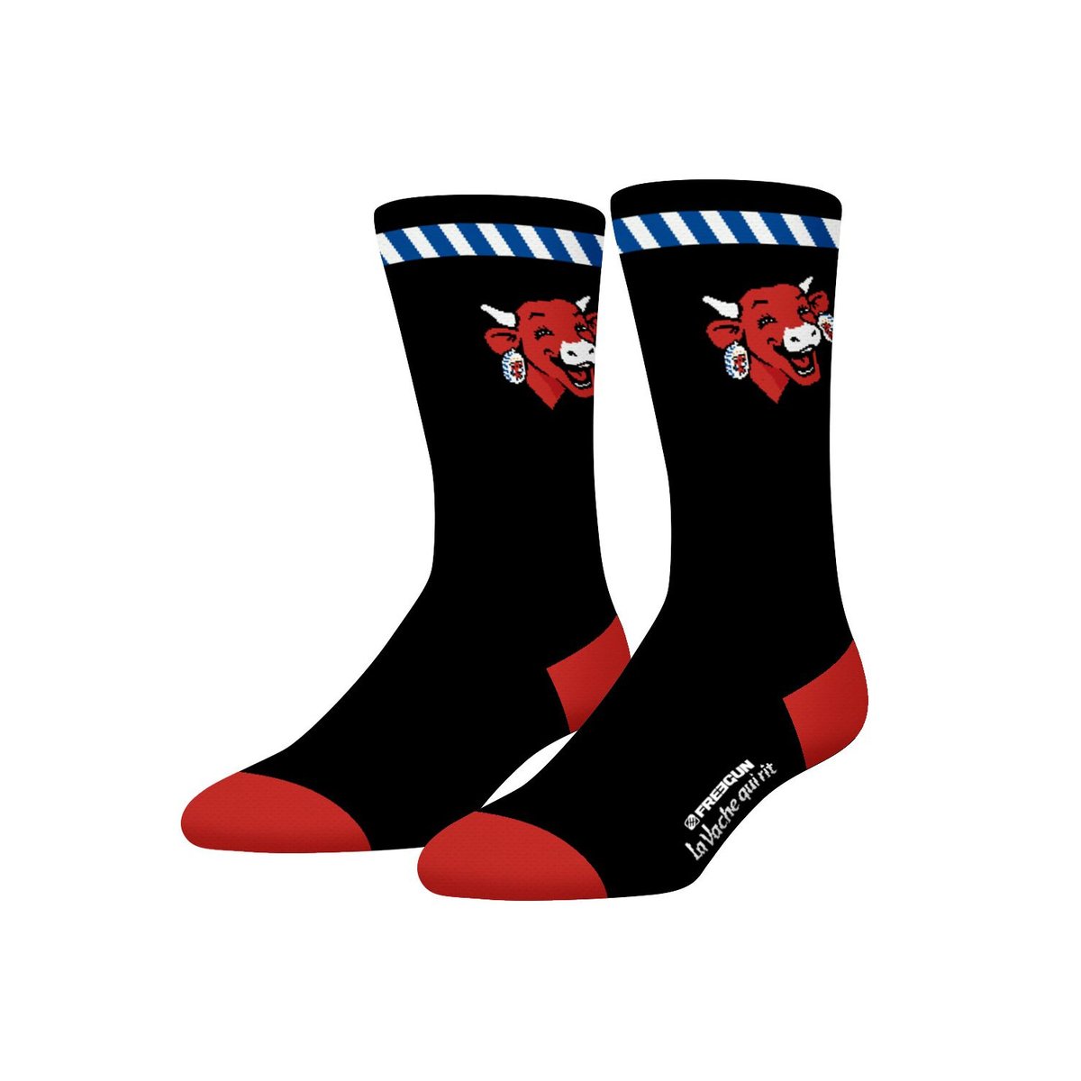 Lot De 4 Chaussette La Vache Qui Rit rouge/noir/blanc/bleu, FREEGUN
