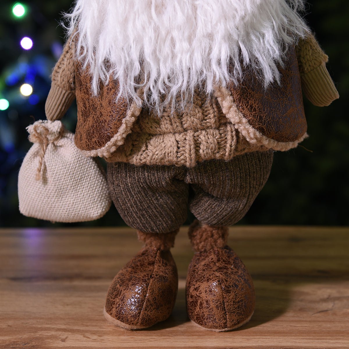 Figurine père noël décorative artificielle H60 NOËL marron, SIA DECO