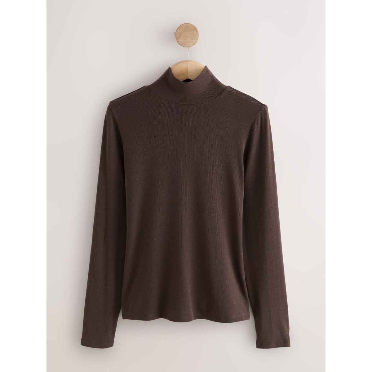 Haut manches longues en tencel™ marron, NEXT