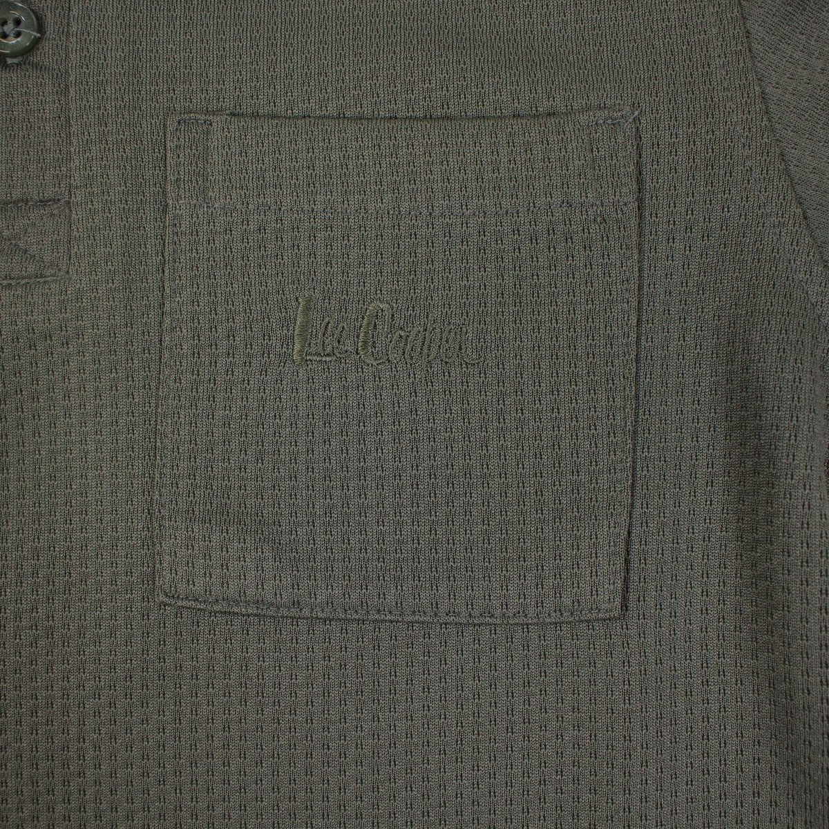 Ensemble chemise manches courtes et short assorti, poche poitrine RIVIERA vert kaki, LEE COOPER