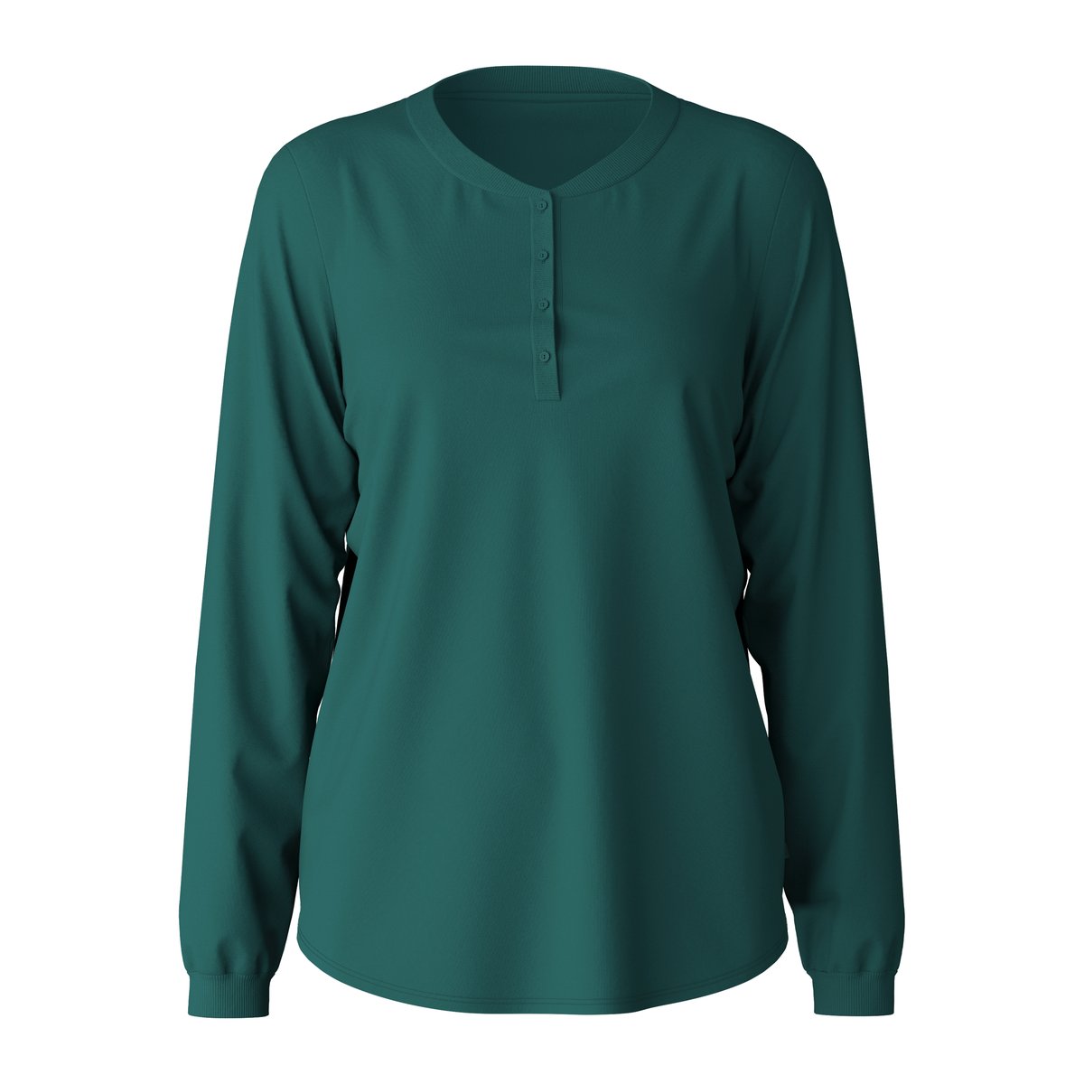 T-shirt à manches longues manches longues Coton FAVOURITES rouge grenade pin ponterosa, CALIDA