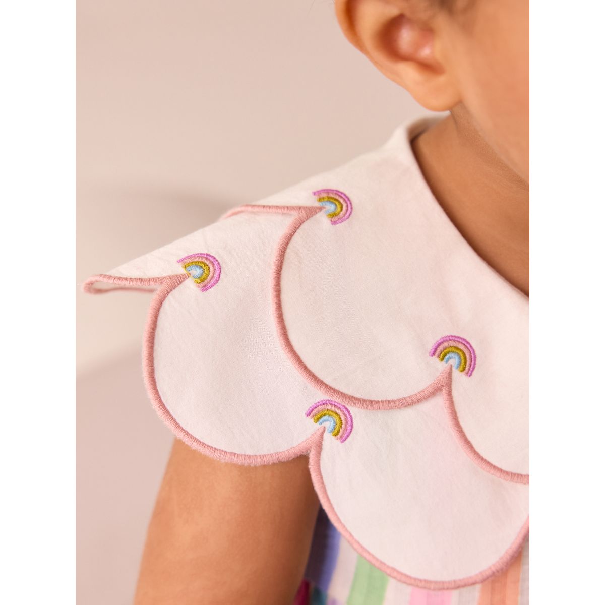 Robe d’été avec col arc-en-ciel, NEXT