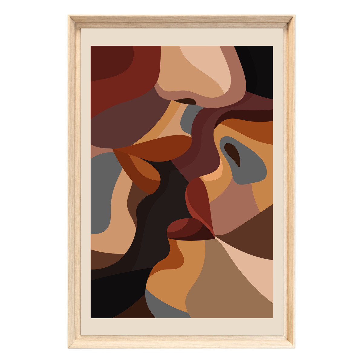 Tableau Mural Encadré Visages Abstraits ABSTRAIT tableaux encadrés, CEANOTHE