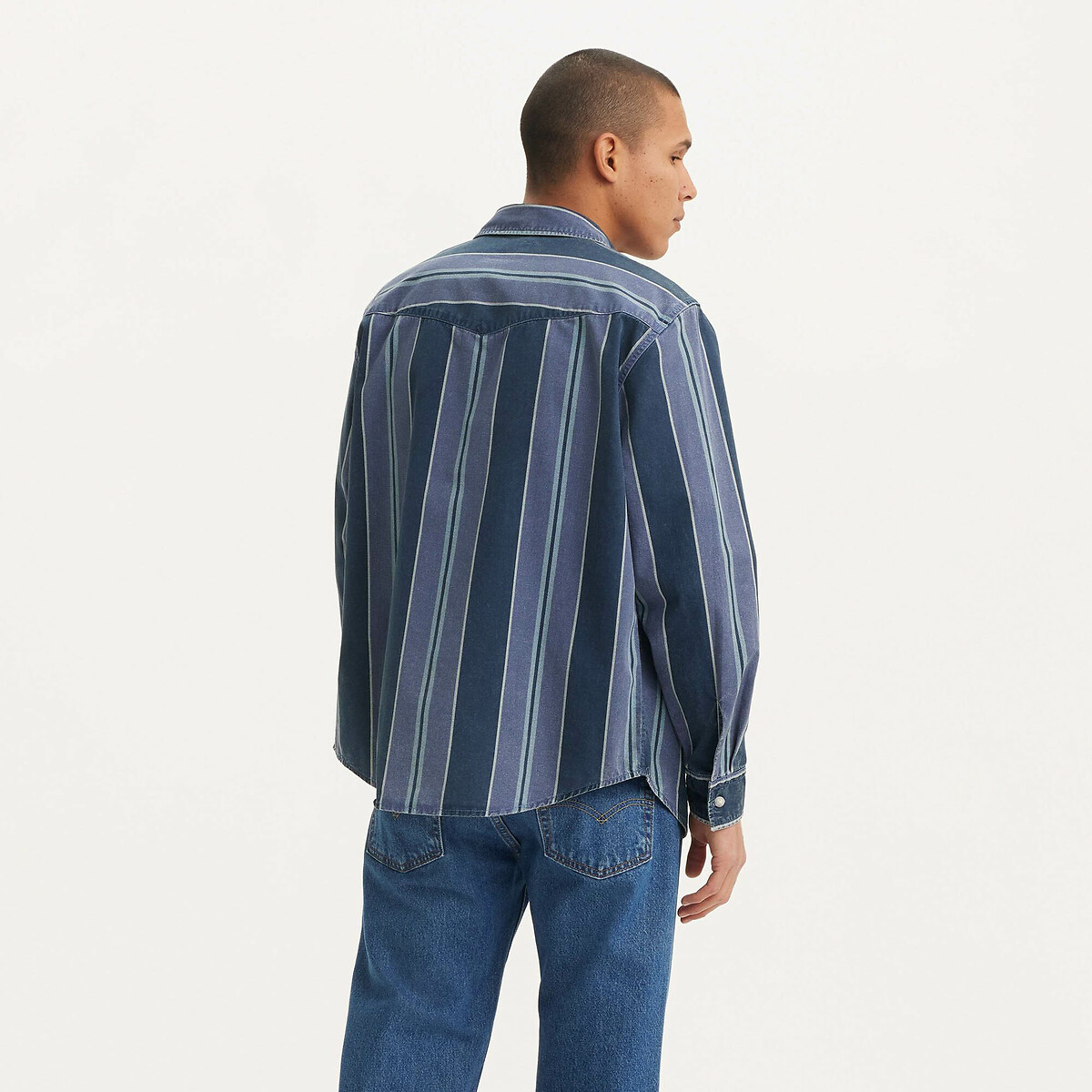 Striped Loose Fit Shirt in Cotton Twill 90001483, LEVI'S