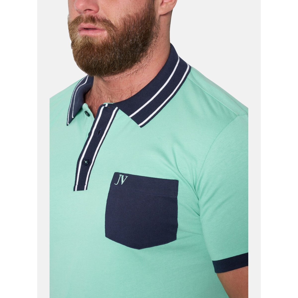 Lot de 2 polos SKALLE vert clair rose vif, JAN VANDERSTORM