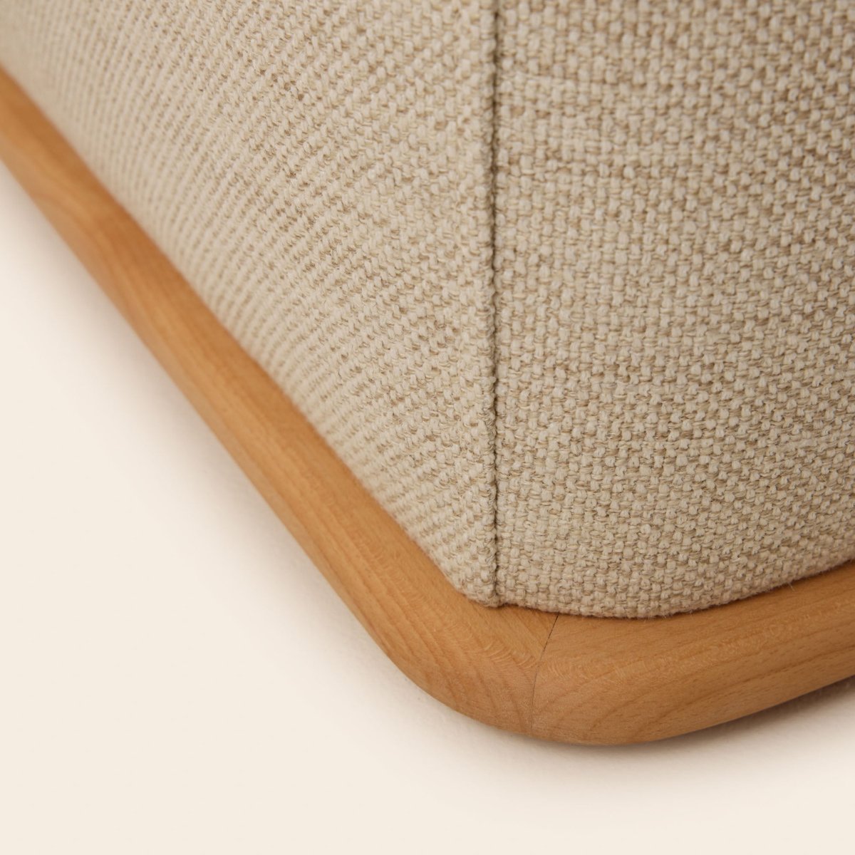 Banc en Bois et jacquard Alisia ARNEL cosmic naturel chiné, MADURA