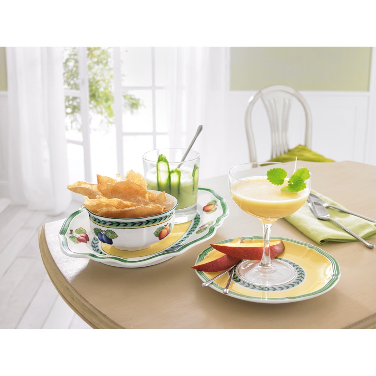 Compotier FRENCH GARDEN multicolore, VILLEROY & BOCH