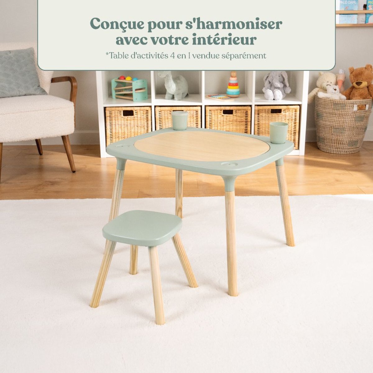 Tabouret d'intérieur vert sauge, ACTIVE TOTS