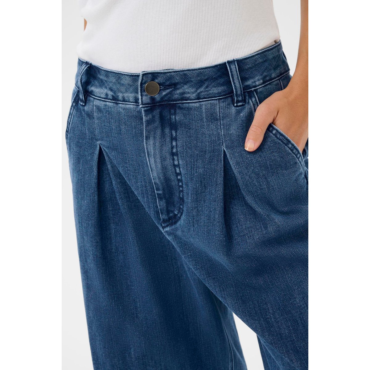 Jeans bleu medium blue denim, KAFFE