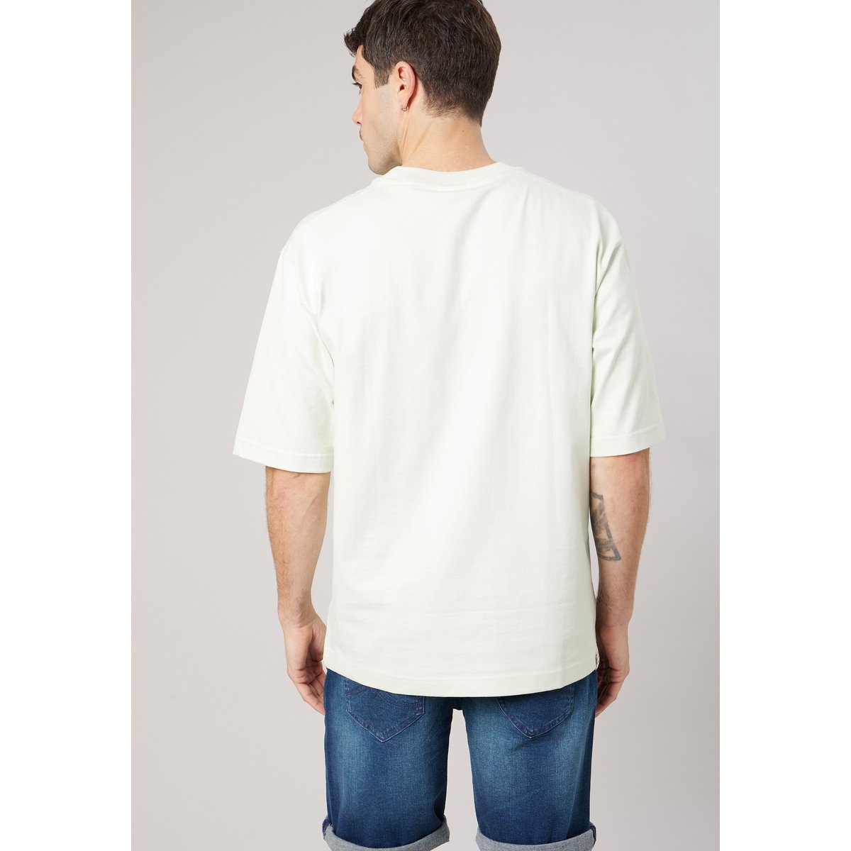 T-shirt homme en coton STONAL lagoon, DEELUXE