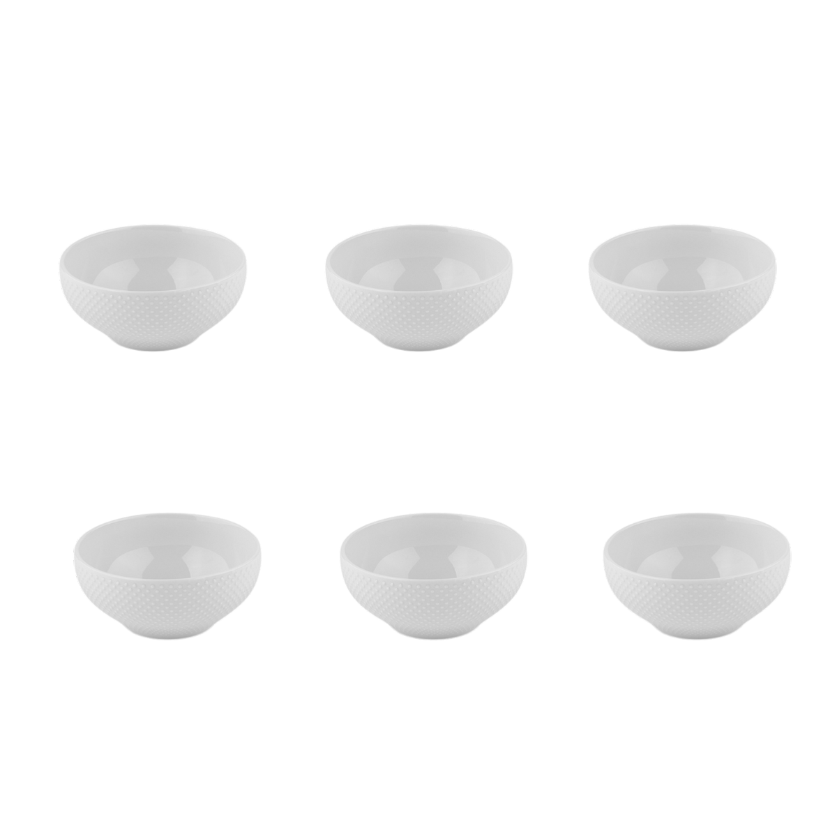 Lot de 6 bols, "Serenity" laguiole - lot de 6 bols blanc serenity, LAGUIOLE CUISSON