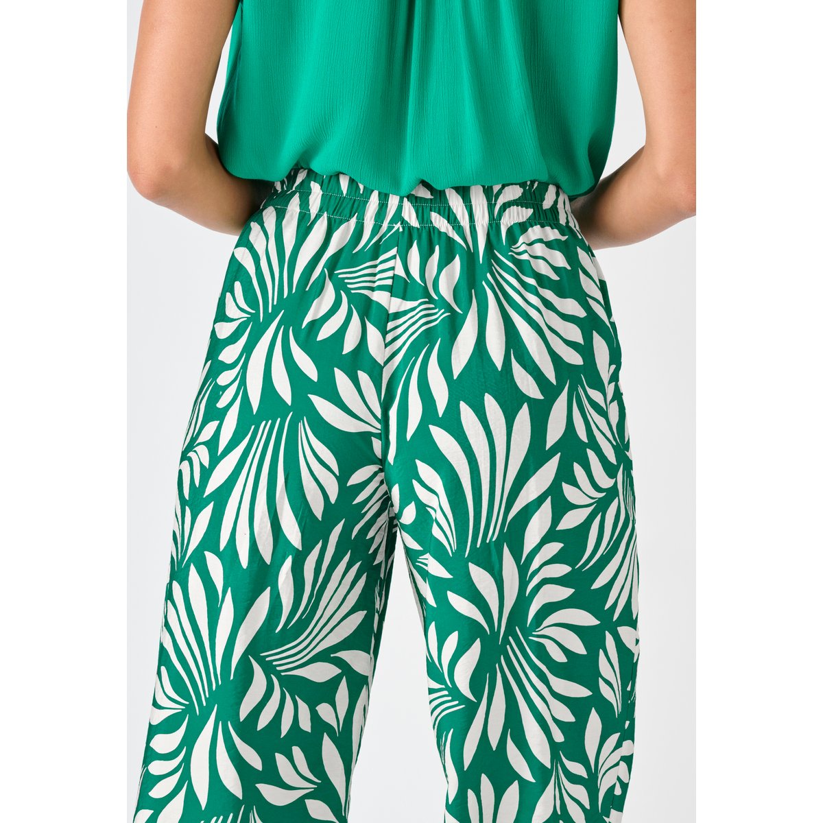 Pantalon 7/8ème enfilable CLIMATYL vert feuillage, DAMART