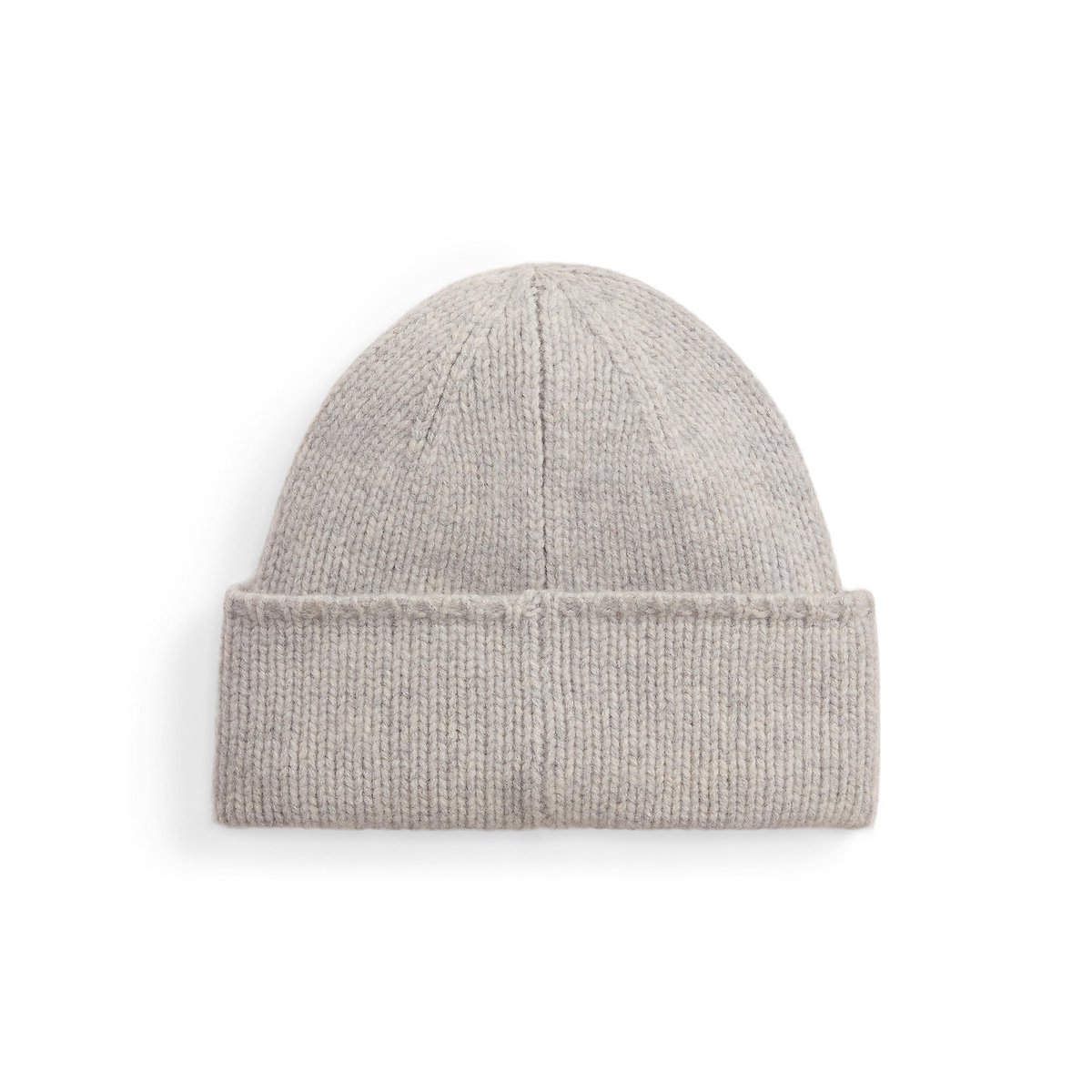Bonnet en laine avec logo gris, POLO RALPH LAUREN