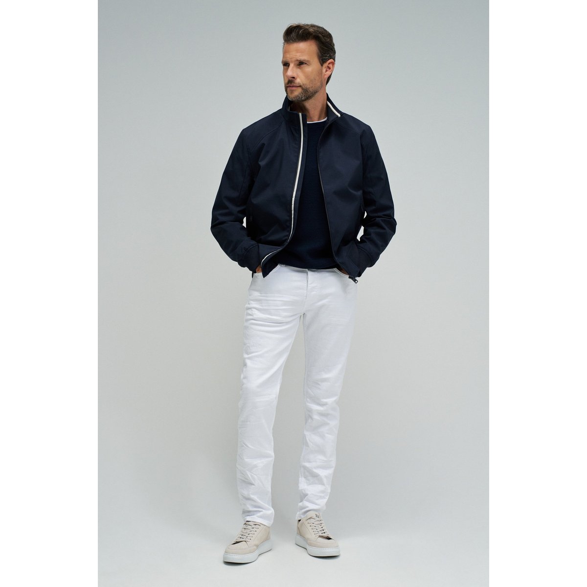 VESTE BOMBER bleu foncé, SALSA JEANS