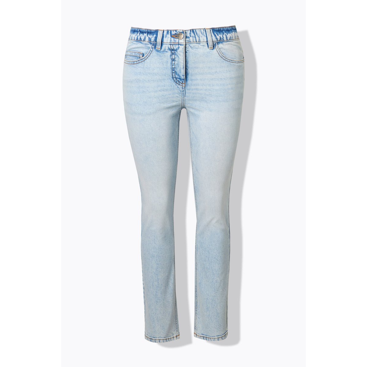 Jean Sarah jambe ajustée, taille confortable bleu clair, ULLA POPKEN