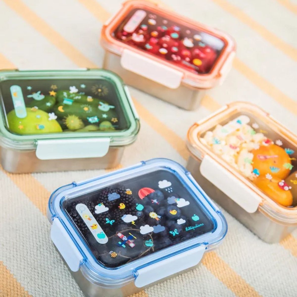 Lunch box jaune, LILLIPUTIENS