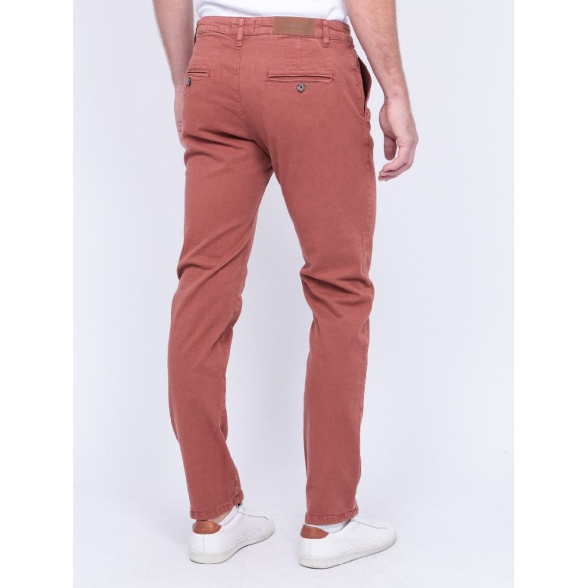 Pantalon Chino Vodely rouge brique, RITCHIE