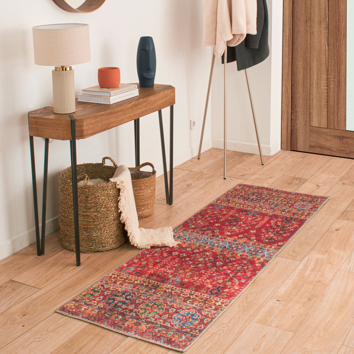 Tapis vintage oriental RADOM rouge, NAZAR RUGS