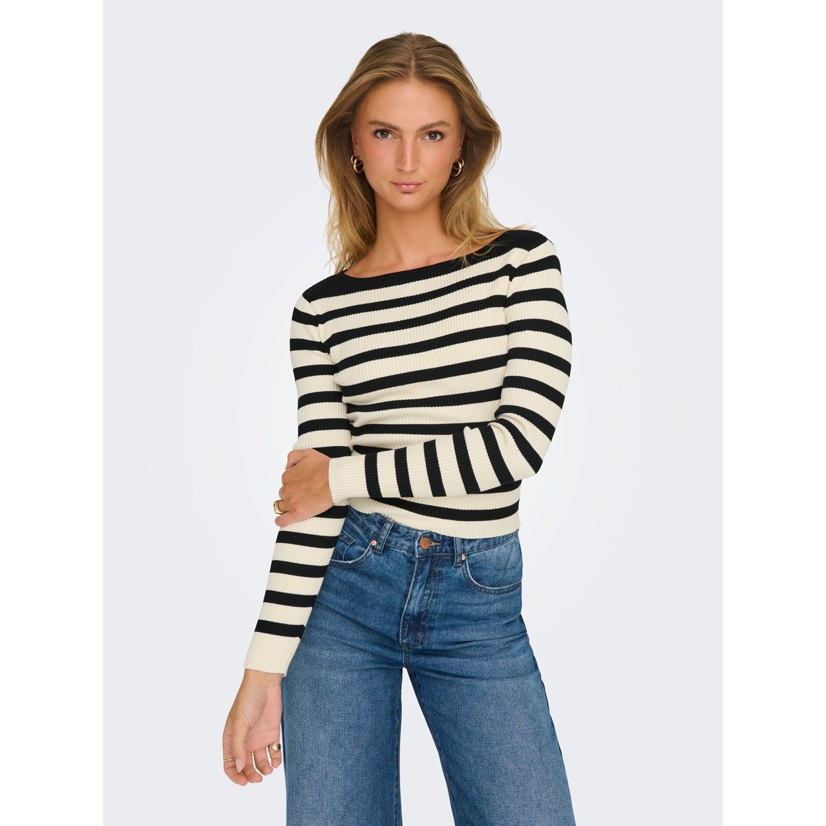 Pull En Maille eggnog, JDY