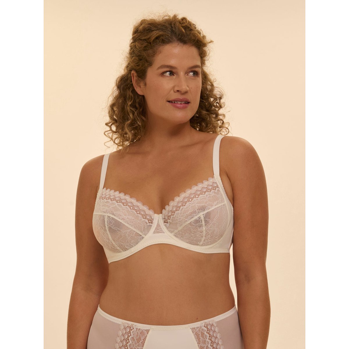 Soutien-gorge avec armature emboitant, RADIEUSE blanc, SIMONE PERELE