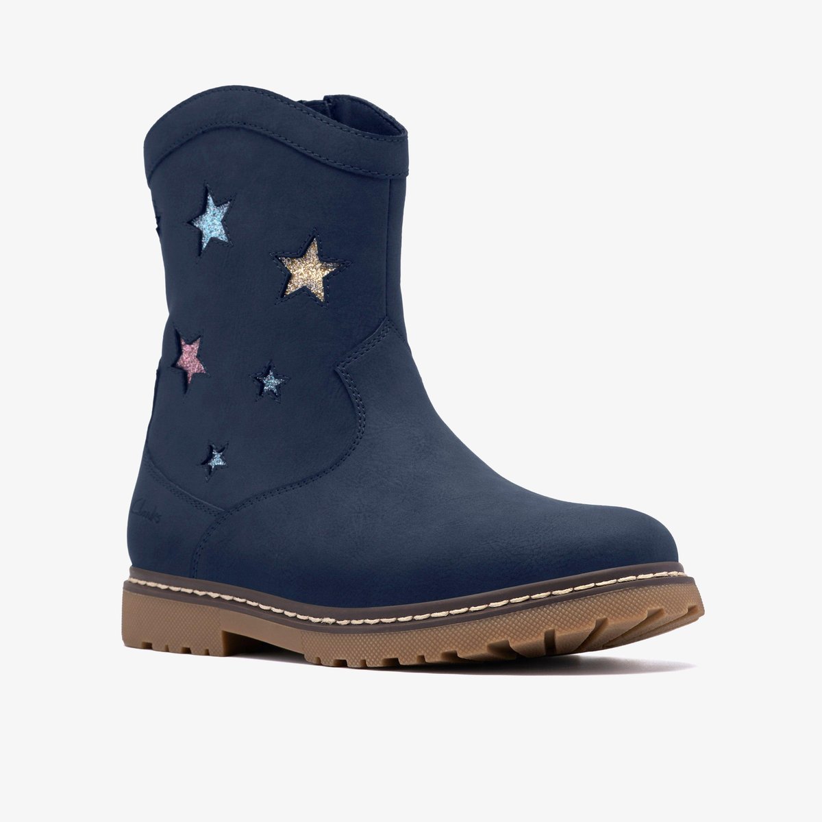 Boots Synthétique Coupe Large ADELAIDE SKY K bleu, CLARKS