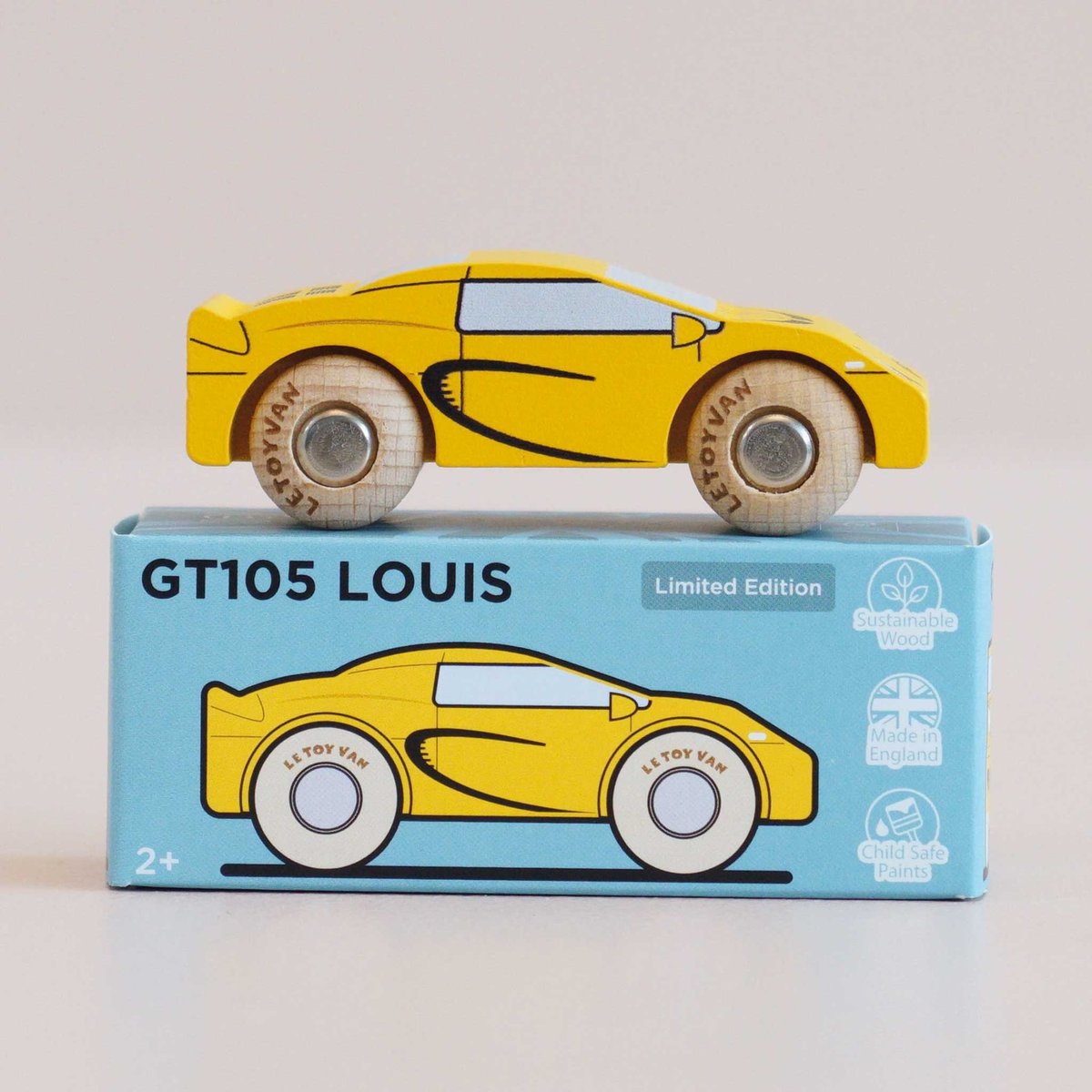Voiture Louis No 19 jaune, LE TOY VAN