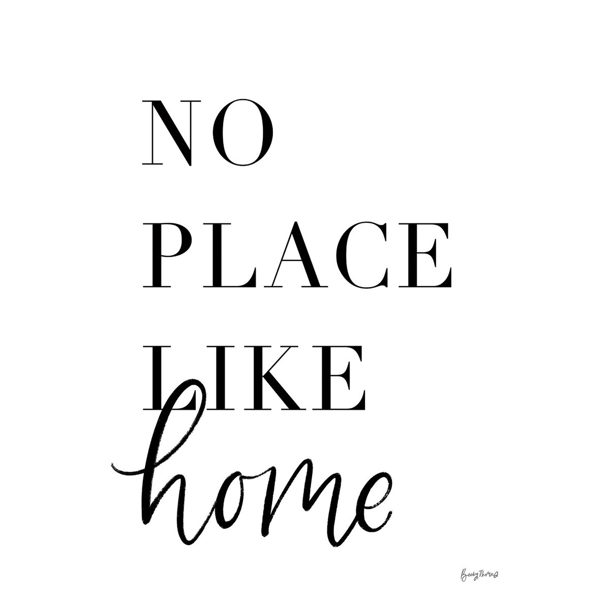 Tableau no place like home tableau alu dibond, HEXOA