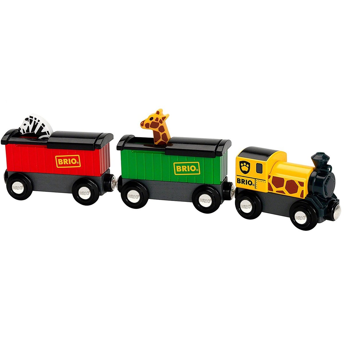 Train Safari vert, BRIO