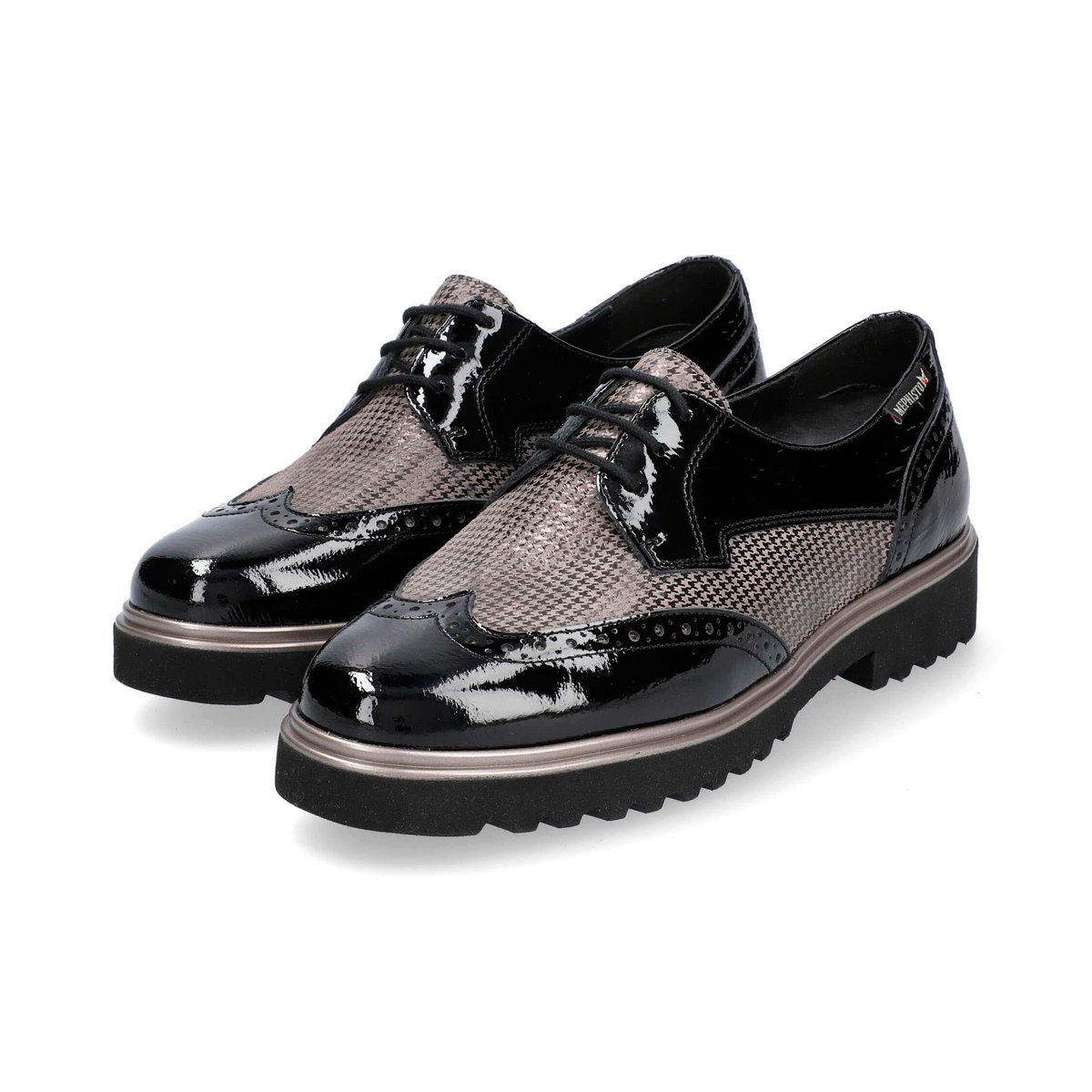 Mocassins en cuir SELENIA noir p5135, MEPHISTO