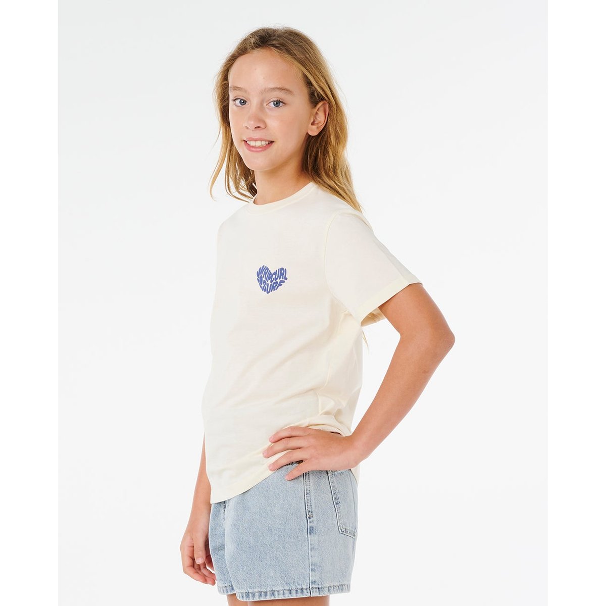 T-shirt Network Heart fille lily, RIP CURL