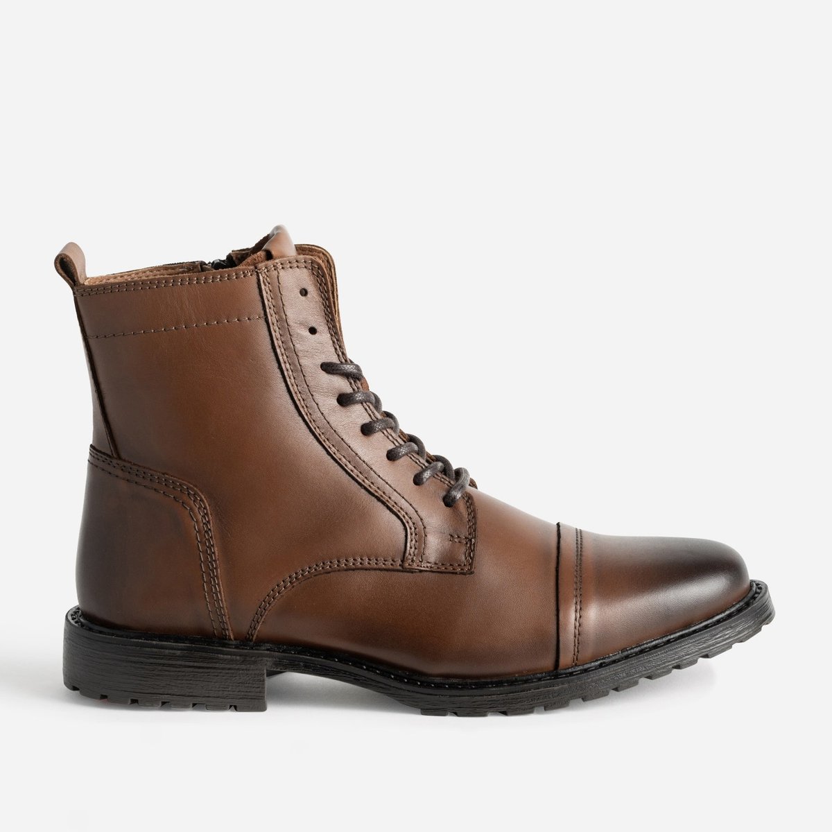 Boots en cuir LEONID cognac, ERAM